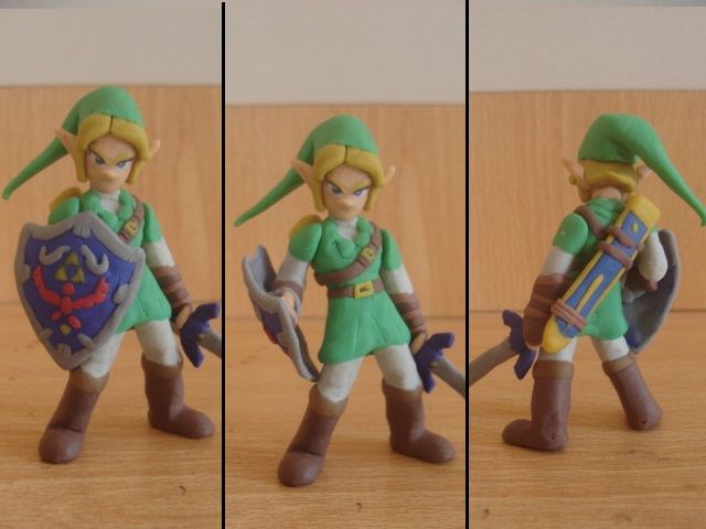 Link en plastilina