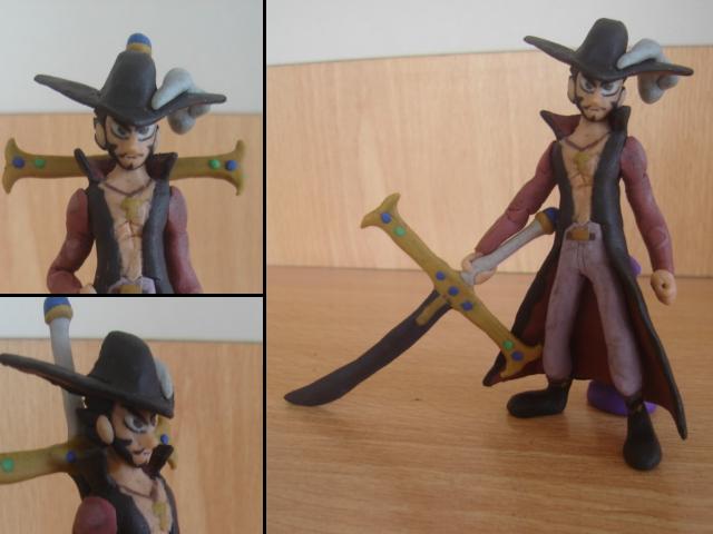 Mihawk en plastilina