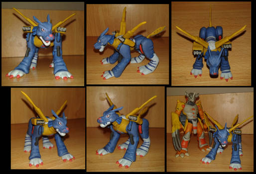 Metalgarurumon plastilina