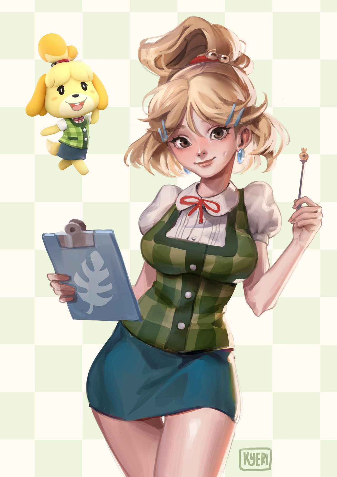 Isabelle Animal Crossing By KyeriArt On DeviantArt isabelle-animal-crossing-by-kyeriart-on-deviantart