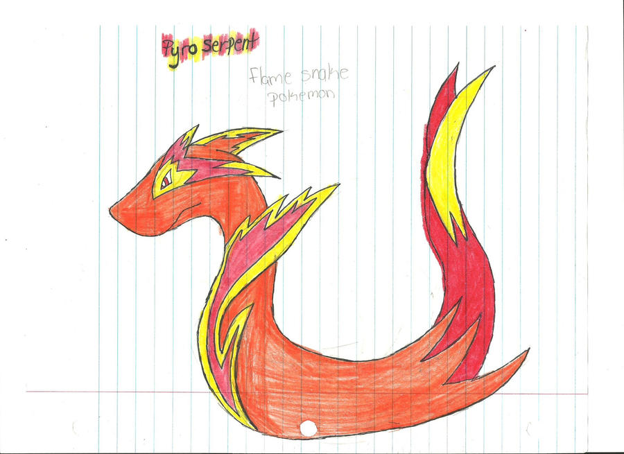 Pyro Serpent Fakemon