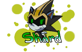 Shard The Metal Sonic Character Badge(Free to use) by DragonCartoons