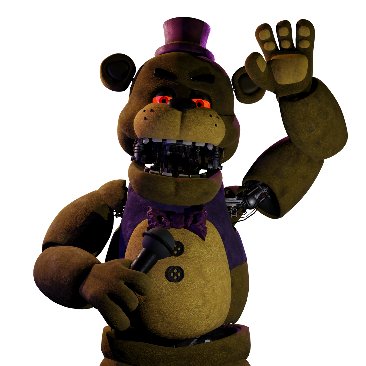 Frearbear Hand The fan made movie Fred bear model by thedog1893 on DeviantArt
