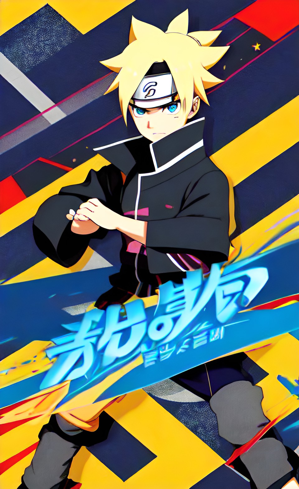 AI Art: Saruto : Boruto Next Generation by @eruai