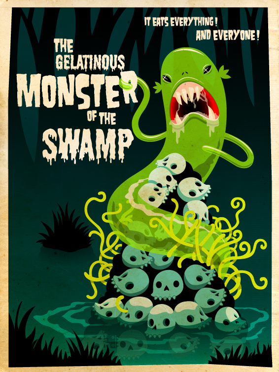 The monster of the swamp