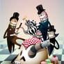 Gentlemen Drinking Tea