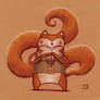 Shy Squirrel - sketch