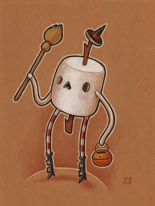 Marshmallow Guy - sketch