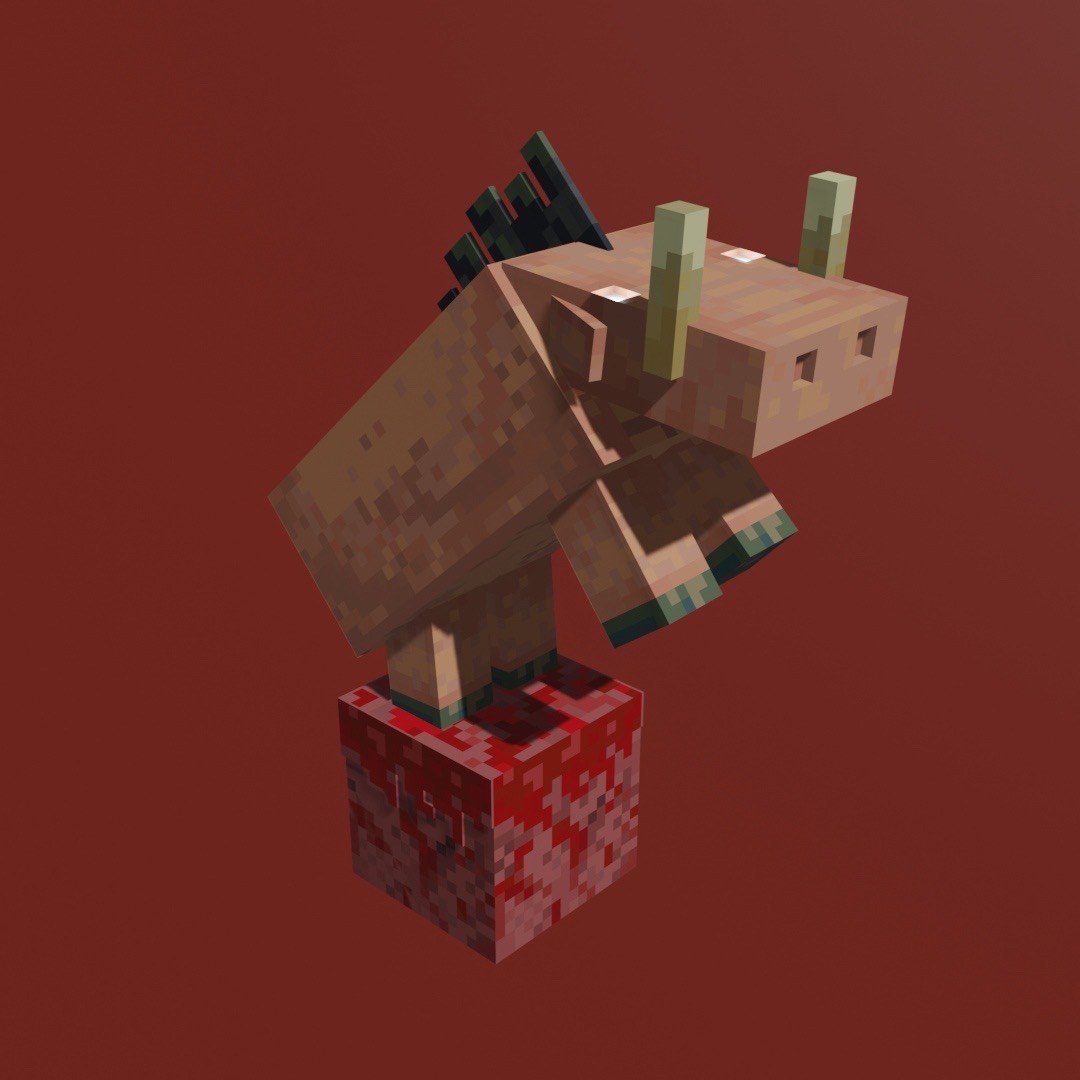Minecraft_Hoglin by Mlorim on DeviantArt