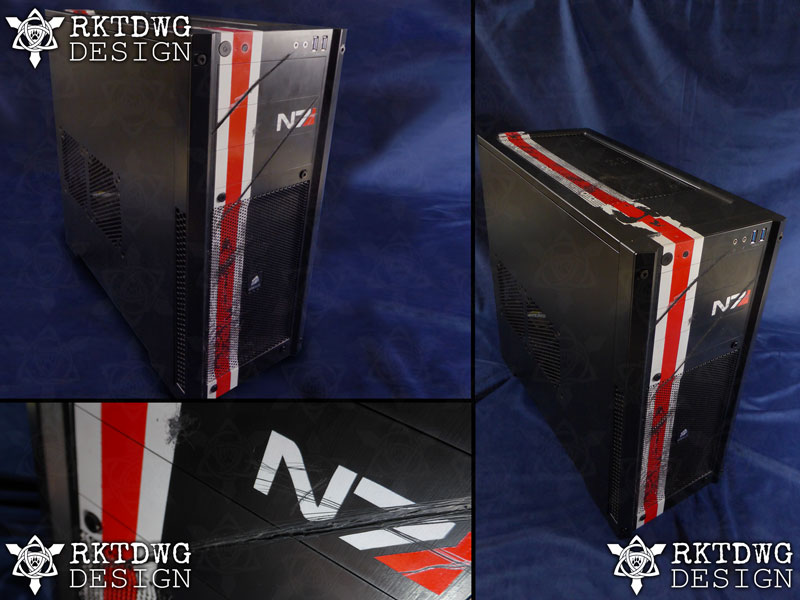 Custom Computer Case - Based off of Mass Effect