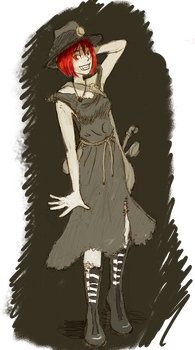Steampunk witch - again