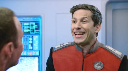 Andy Samberg as a Union Officer