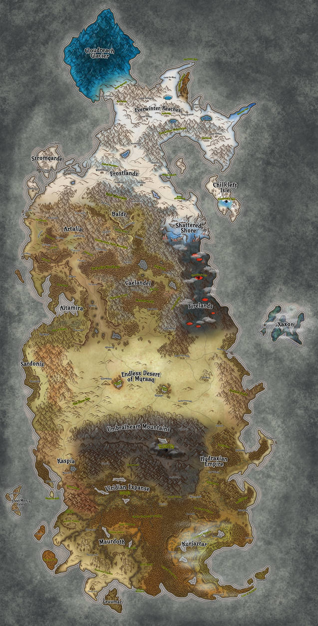 Daureb Map Dungeons and Dragons Map by UPRC on DeviantArt
