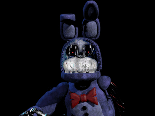 Withered Bonnie Five Nights At Freddy's Jump Scare GIF