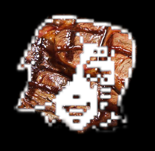 Steak in the Shape of Mettaton's Face