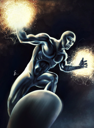 Surfing the Cosmic Currents - The Silver Surfer