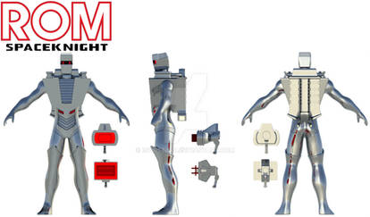 Rom Spaceknight Blender model