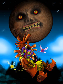 Skull Kid and The Moon