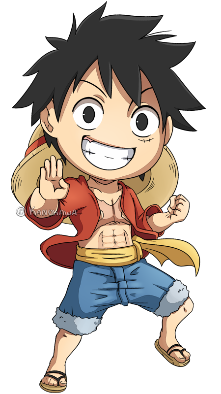One Piece Luffy 13 Chibi By Kanokawa On Deviantart