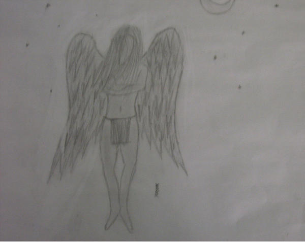dark angel on the night sky by grafittistPunker on DeviantArt