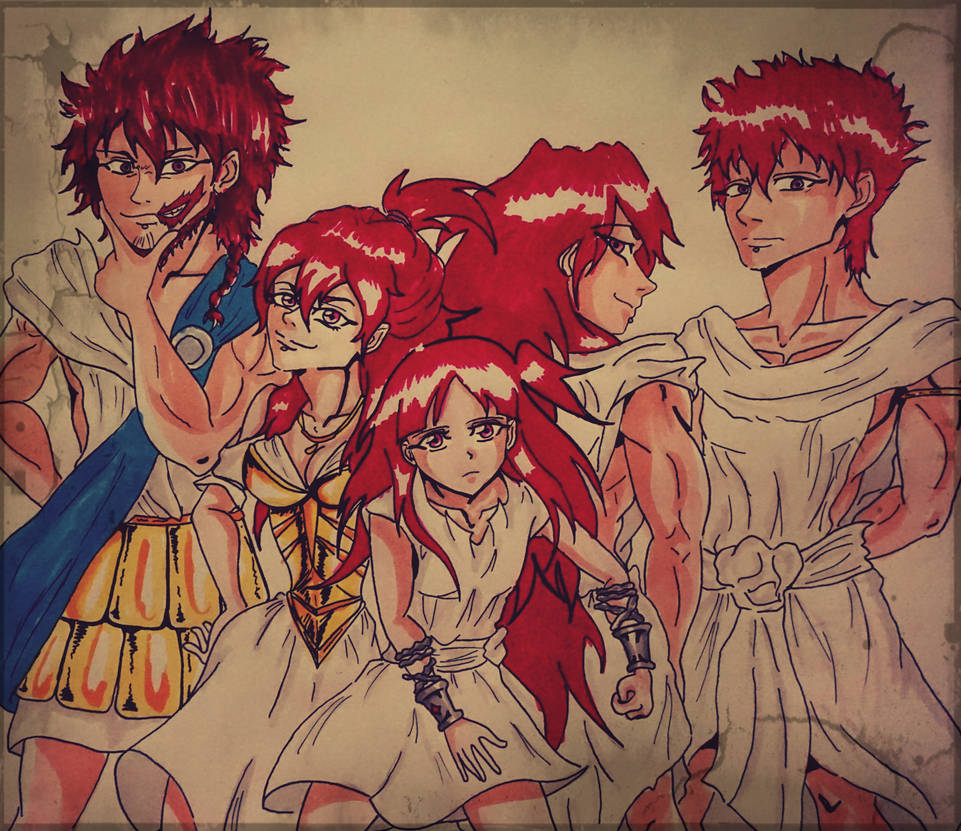 Fanalis tribe members from Magi by riksuraksupoksu on DeviantArt