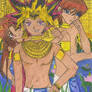 Pharaoh Atem Miena and Seto