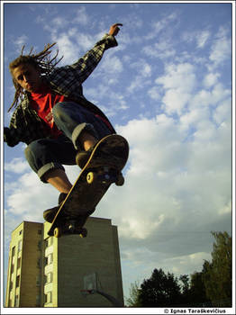 skateboarding