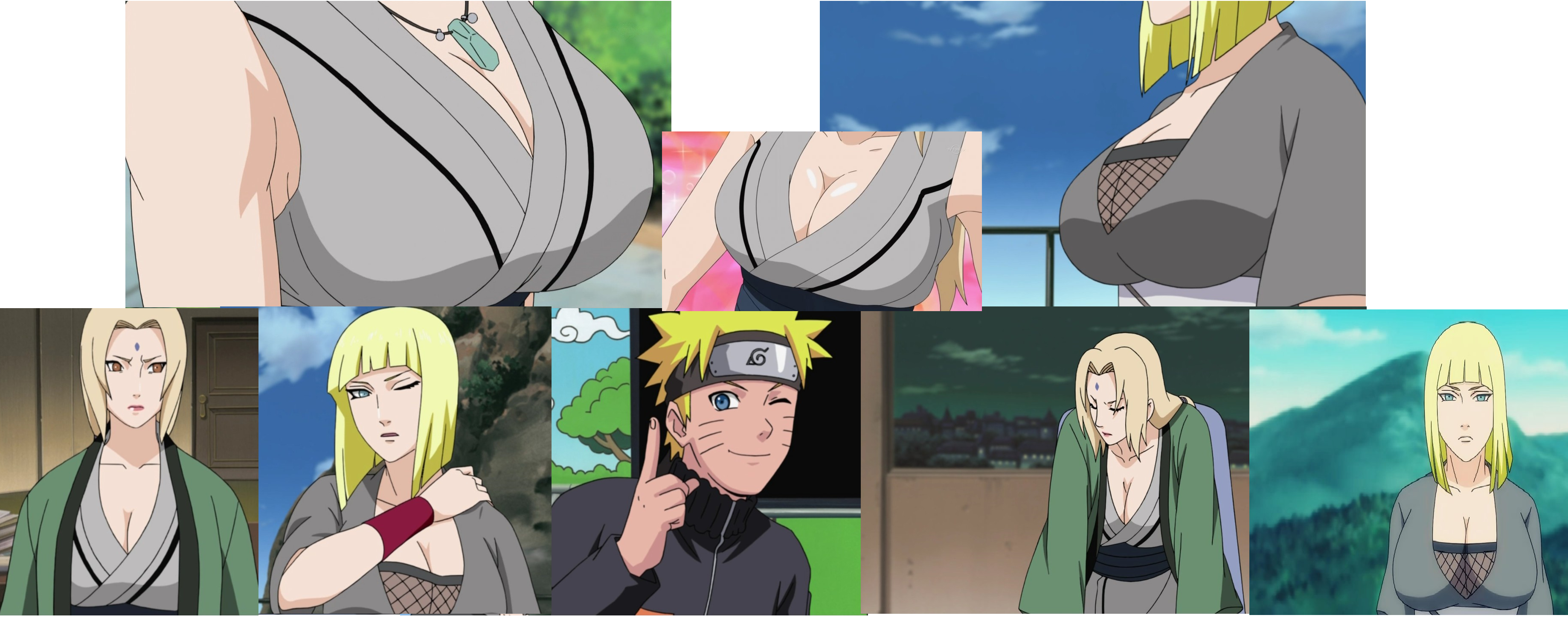 Naruto's Tsunade and Samui fanservice compilation.