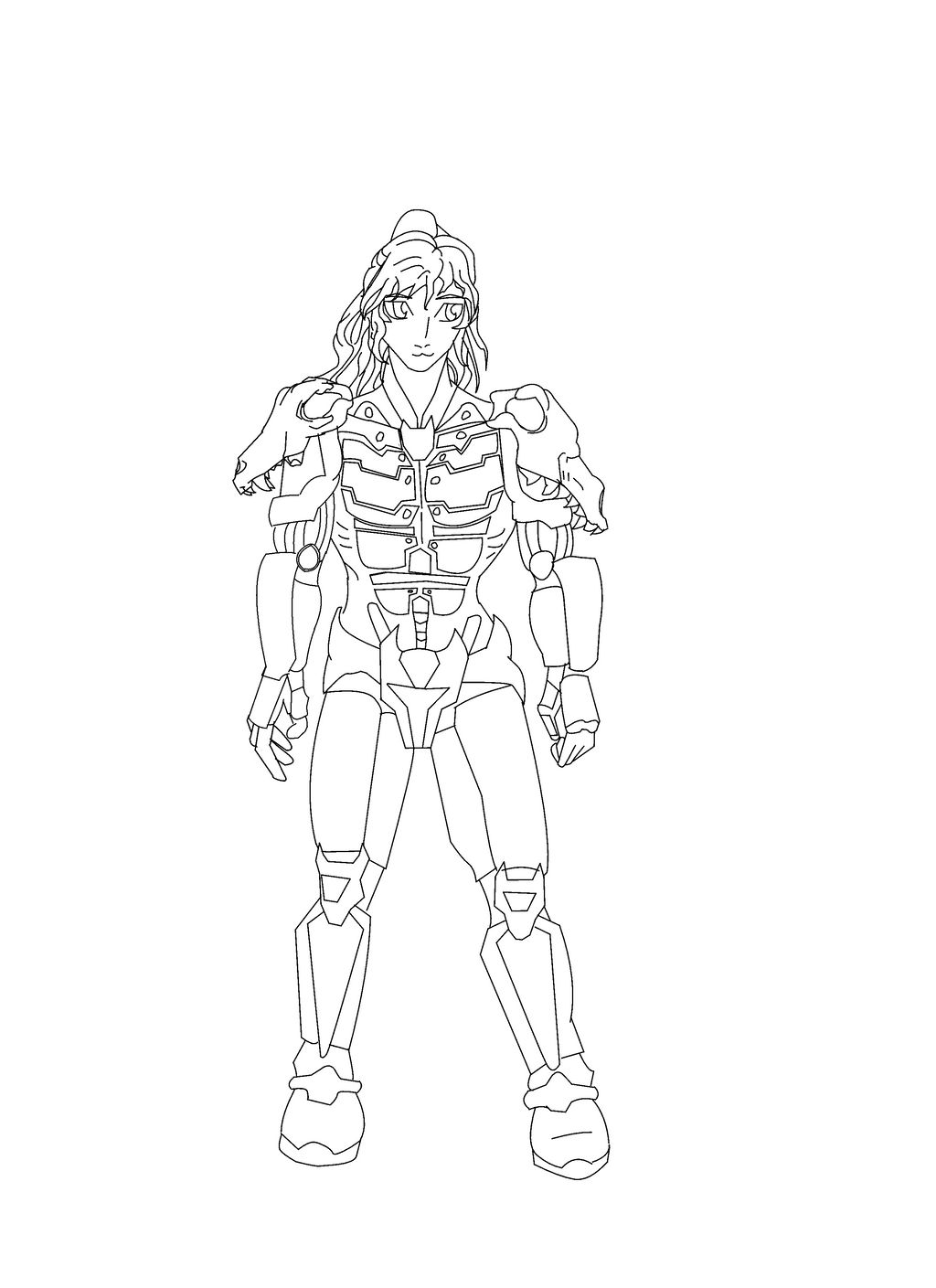 Bionic Armor (Krita) by Cerberusmax on DeviantArt