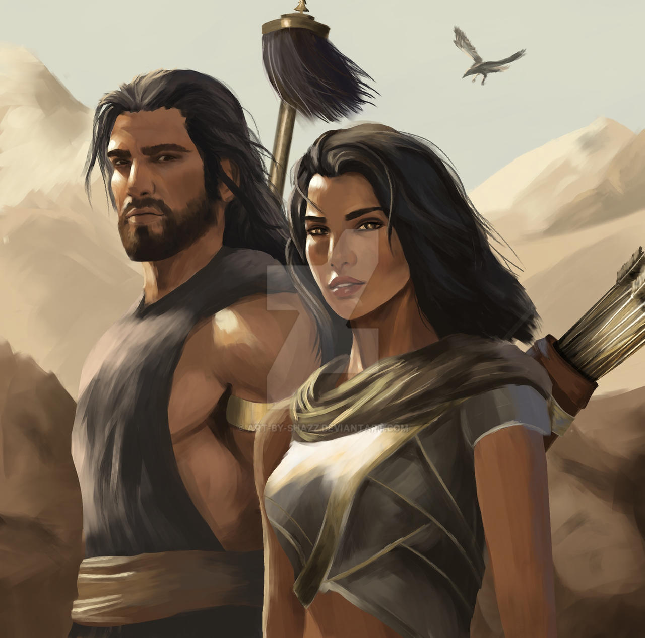 Ruk Riders Nesryn and Sartaq by art-by-shazz on DeviantArt