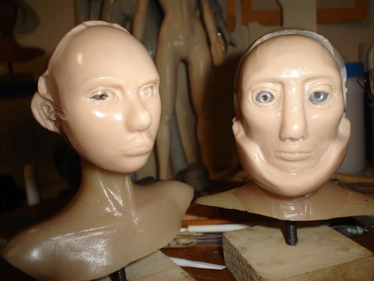 Sculpey faces