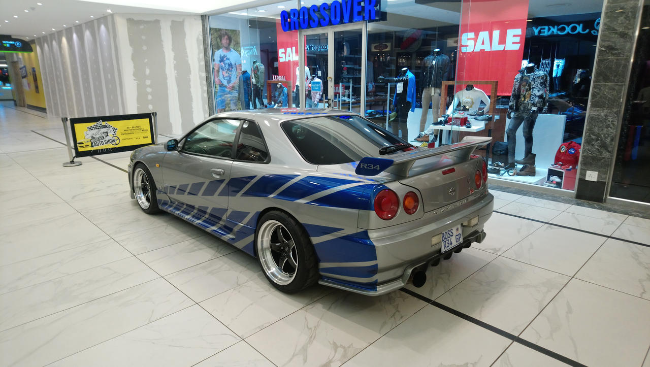 Nissan Skyline GT-R (R34) - rear by R00ikat on DeviantArt