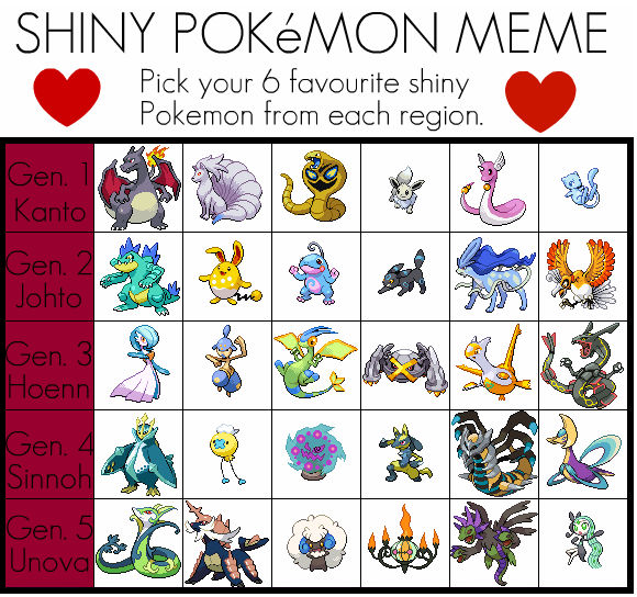 Shiny Pokemon Meme By Silverninetales123 On Deviantart Shiny Pokemon Meme By Silverninetales123 On Deviantart