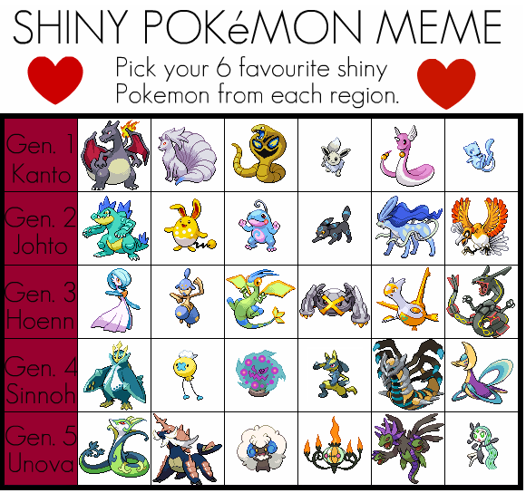 Shiny Pokemon Meme By Silverninetales123 On Deviantart Shiny Pokemon Meme By Silverninetales123 On Deviantart