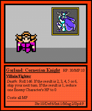 CB-017: Garland: The Knight by FF1TCG on DeviantArt