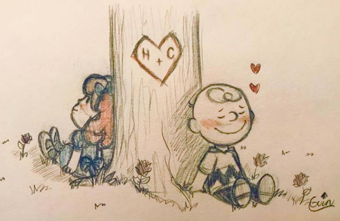 Charlie Brown x Little Red Haired Girl by aztinos on DeviantArt