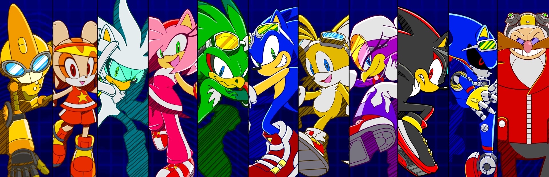 Sonic Riders Suits Sonic Riders by aztinos on DeviantArt