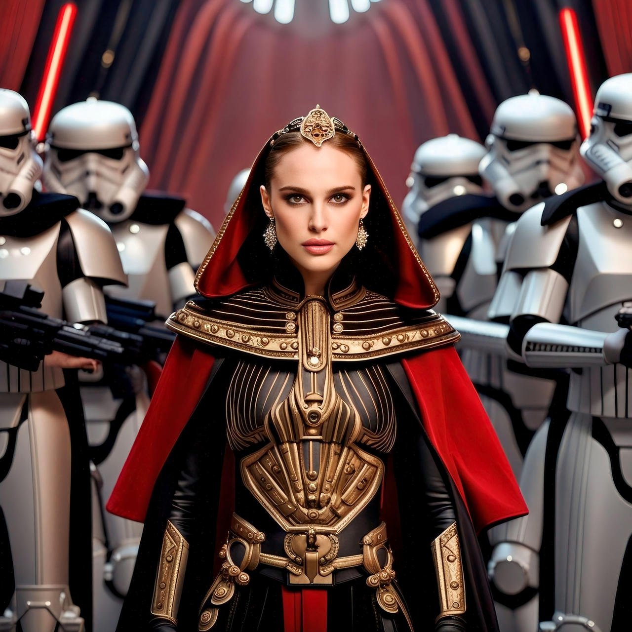 Padme Background Sith Queen Padme Amidala (AI Art) by partycultural on DeviantArt