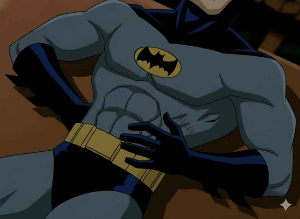 Sagging Batman Batman feeling both his spine and left ribs by 1864david on DeviantArt