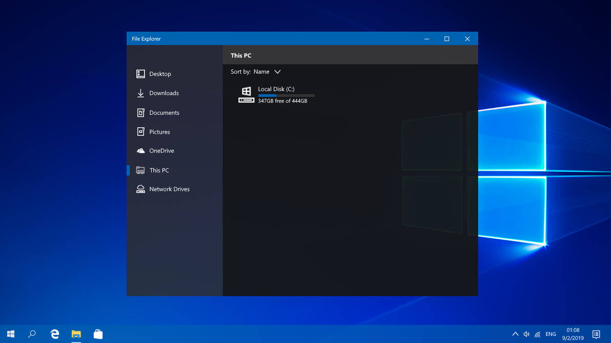 Windows 10 Taskbar + File Explorer redesign by mamidretomoe on DeviantArt