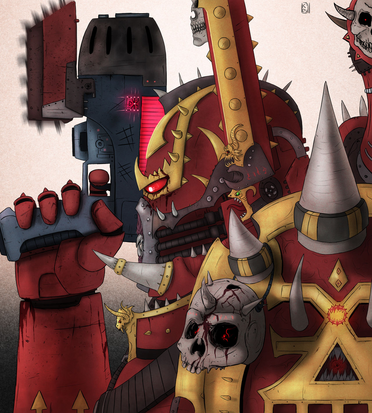 Khorne Berzerker By Jack3571 On DeviantArt khorne-berzerker-by-jack3571-on-deviantart