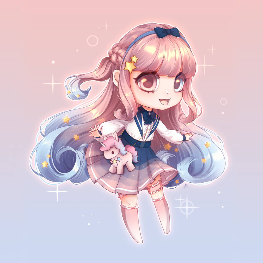 Chibi Computer Oc Chibi OC Design Commission by Mian1205 on DeviantArt