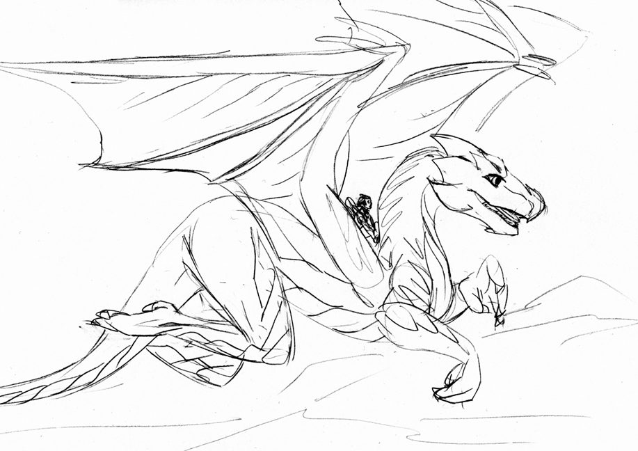 Related image of How To Draw A Person Riding A Dragon.