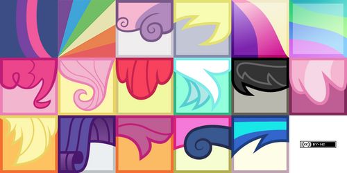 Minimalist My Little Pony Mane Avatars