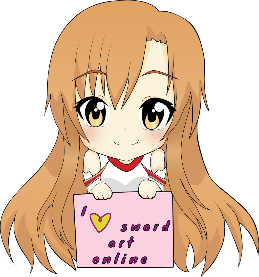 I Love Sword Art Online - Asuna - Chibi