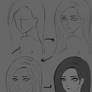 Step by step - Sketching face