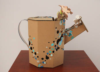 Cardboard Watering Can