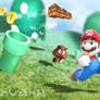 Super mario bros Wallpaper Custom