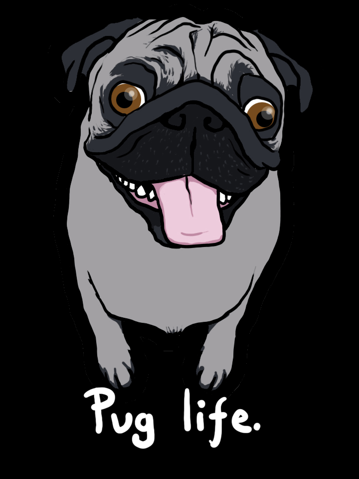 pug life by skillington on deviantart