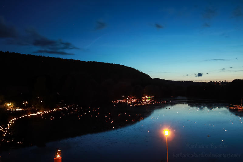 Lichtermeer am Itzelberger See 2014 by KatharinaKuebler